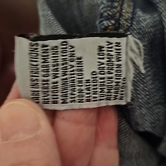 Klip blue jean acid washed 80's stretch bodycon RARE Vintage HTF sz 11 - Picture 8 of 9